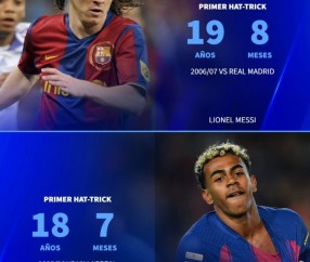 大发平台-德转盘点首次戴帽年龄：姆巴佩17岁、亚马尔18岁、梅西19岁